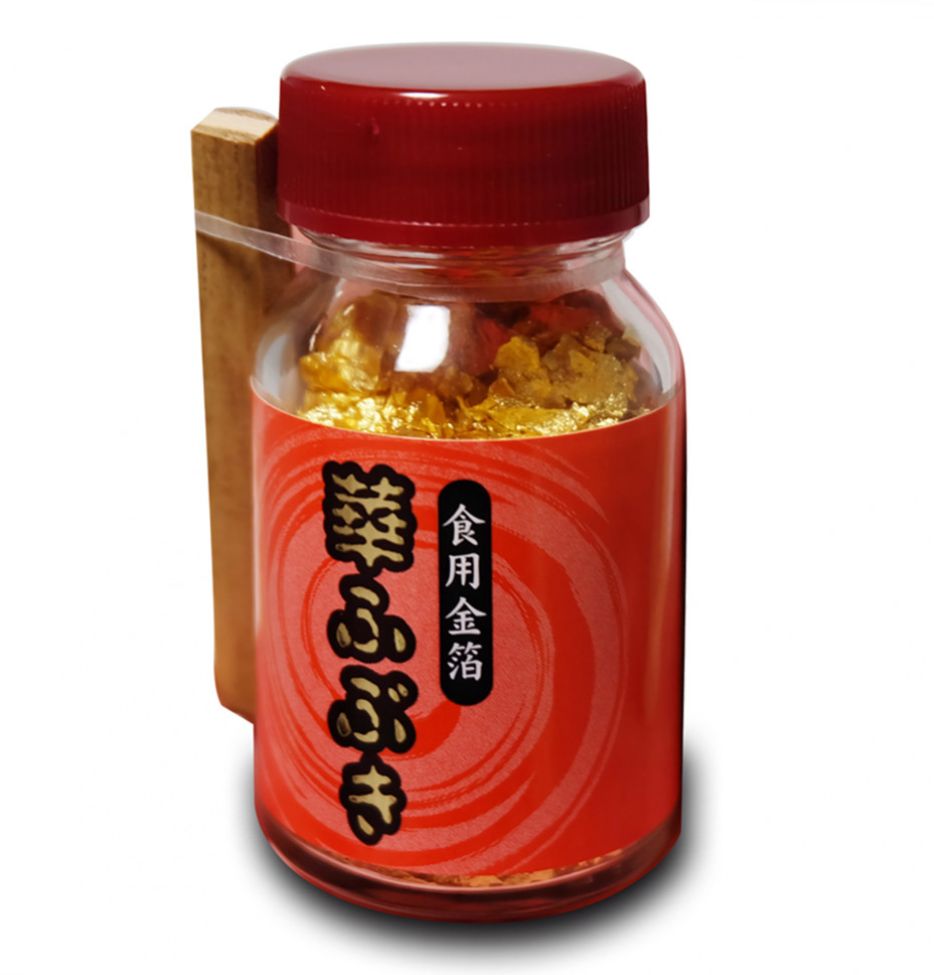 日本製】食用金箔 金箔 食用 竹ピンセット付き 0.2g 銅不使用 業務用