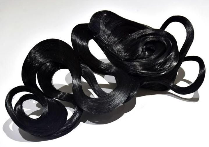 ヘアウィッグ 社交ダンス 競技ダンス デモ 2色 オーダーメイド