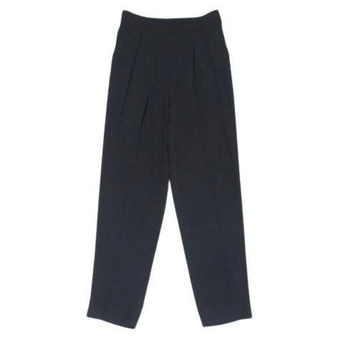 セオリー 美品 タック入り テーパードパンツ 黒 2 （M）日本製 9306444