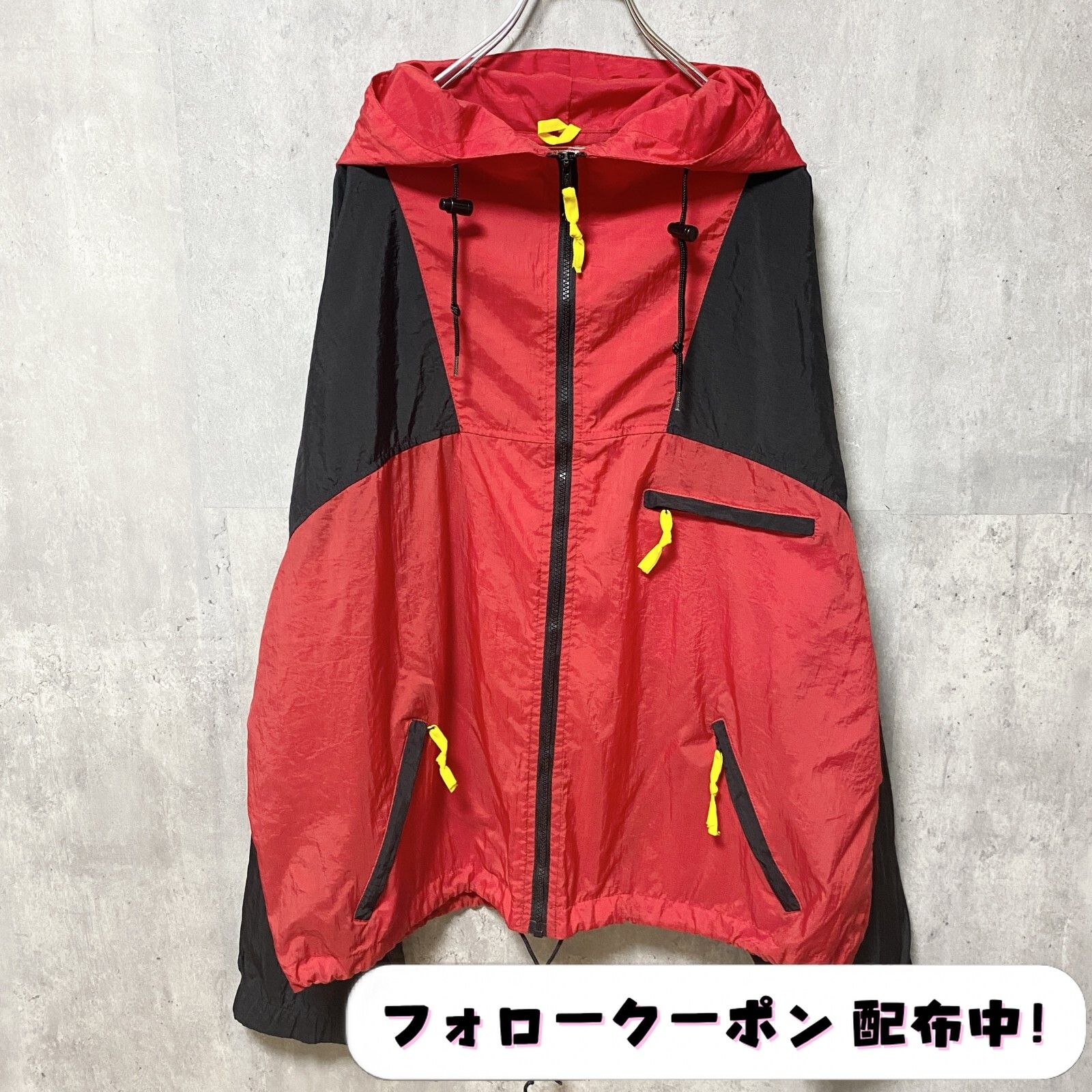 古着 used Marlboro マルボロ 長袖ナイロンジャケット フルジップ 