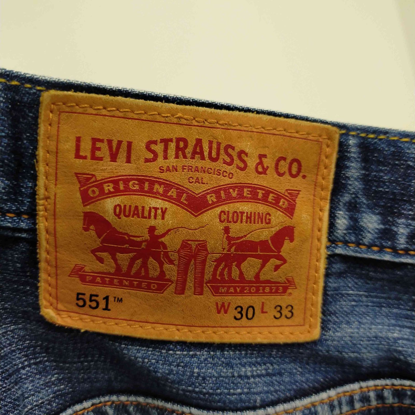 リーバイス Levis 551 3989刻印 デニムパンツ メンズ 表記無