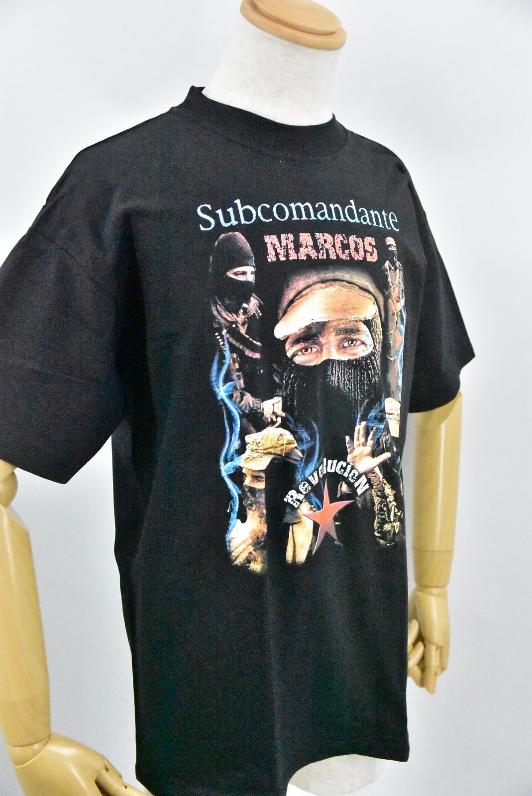 EZLN サパティスタ民族解放軍 Tシャツ マルコス副司令官 黒⓶ - メルカリ