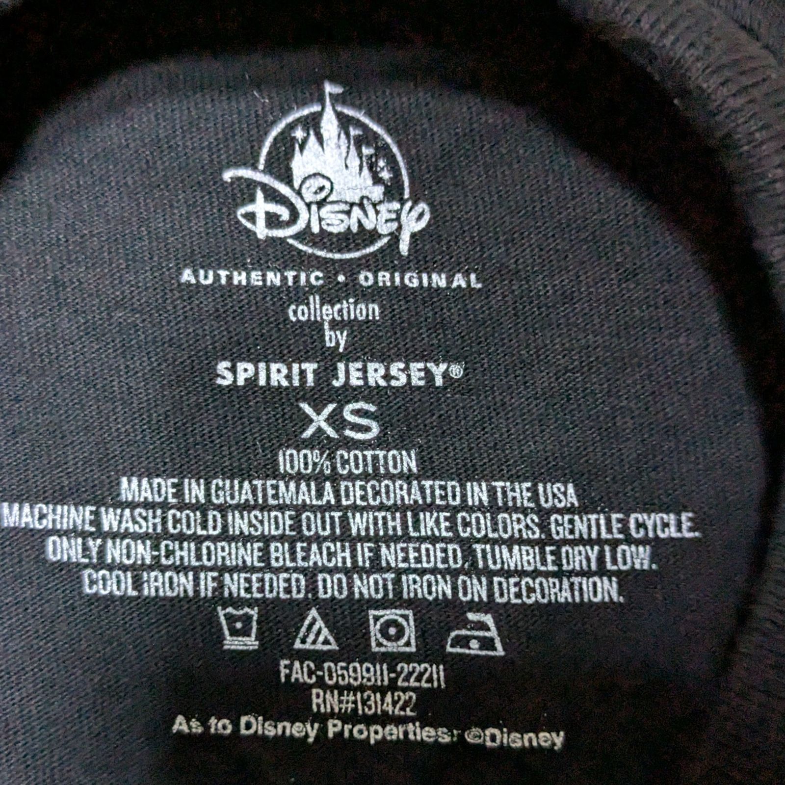 ディズニー スピリットジャージー ブラック ロンt ロングスリーブt