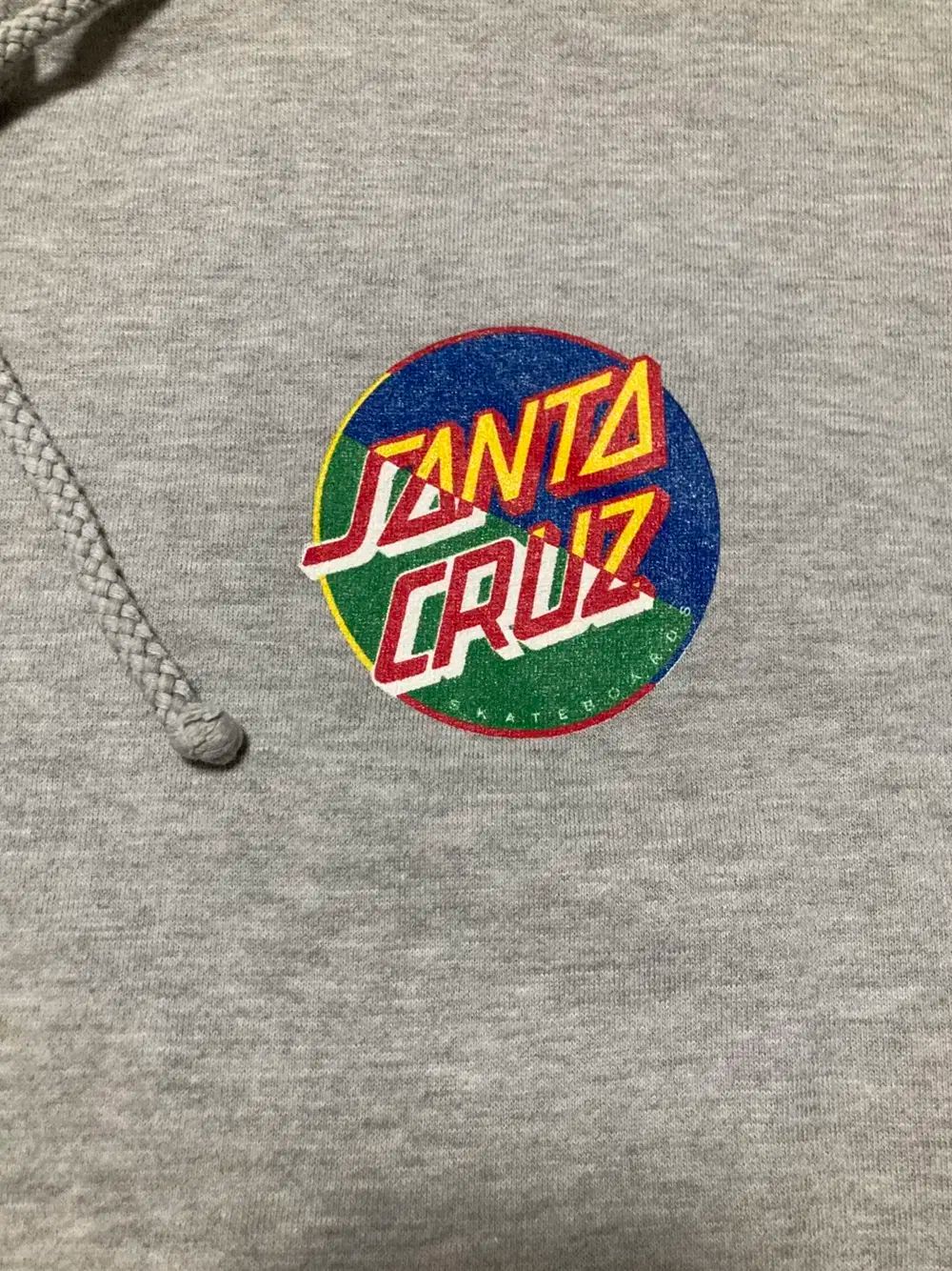 フード付きTシャツ グレー