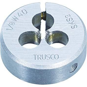 2営業日で発送 TRUSCO トラスコ中山 T38D12W12TRUSCO 丸ダイス SKS ウィット 38径 1 2W128549490