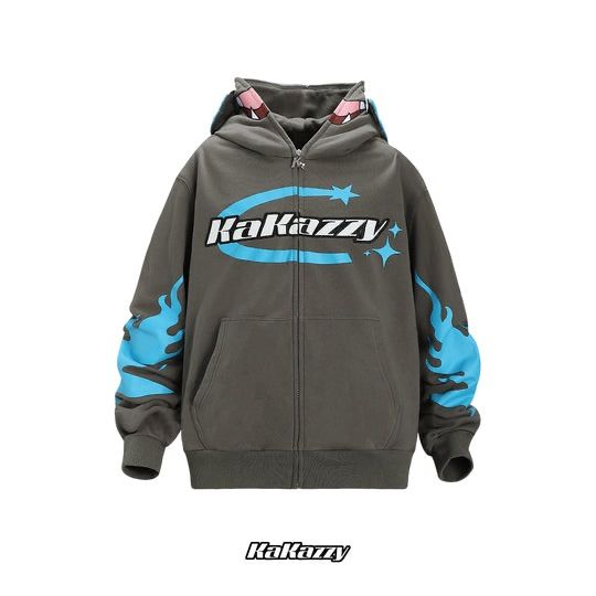KaKazzy】リザードン ポケモン パーカー 男女着用可 ユニセックス