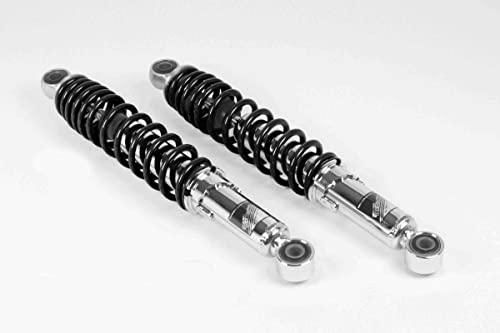 【新品・3営業日で発送】SP武川 リアショックアブソーバー(クロムメッキ／ブラック／2本セット) 品番:06-04-0172