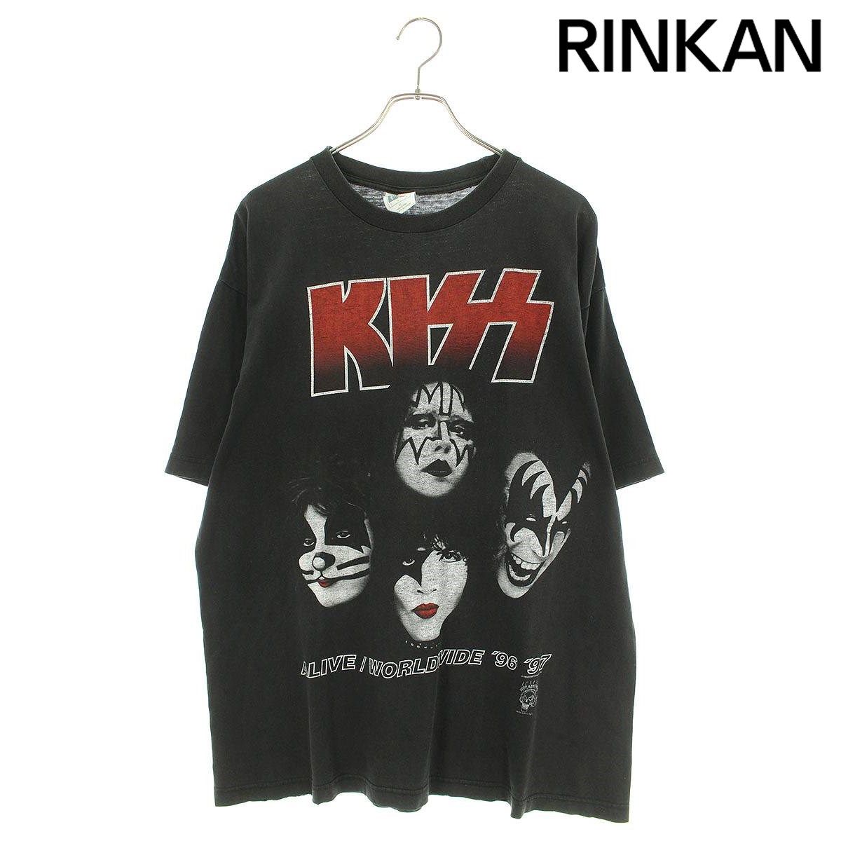 ヴィンテージ KISS/キス ALIVE WORLDWIDE 96 97Tシャツ メンズ XL ...