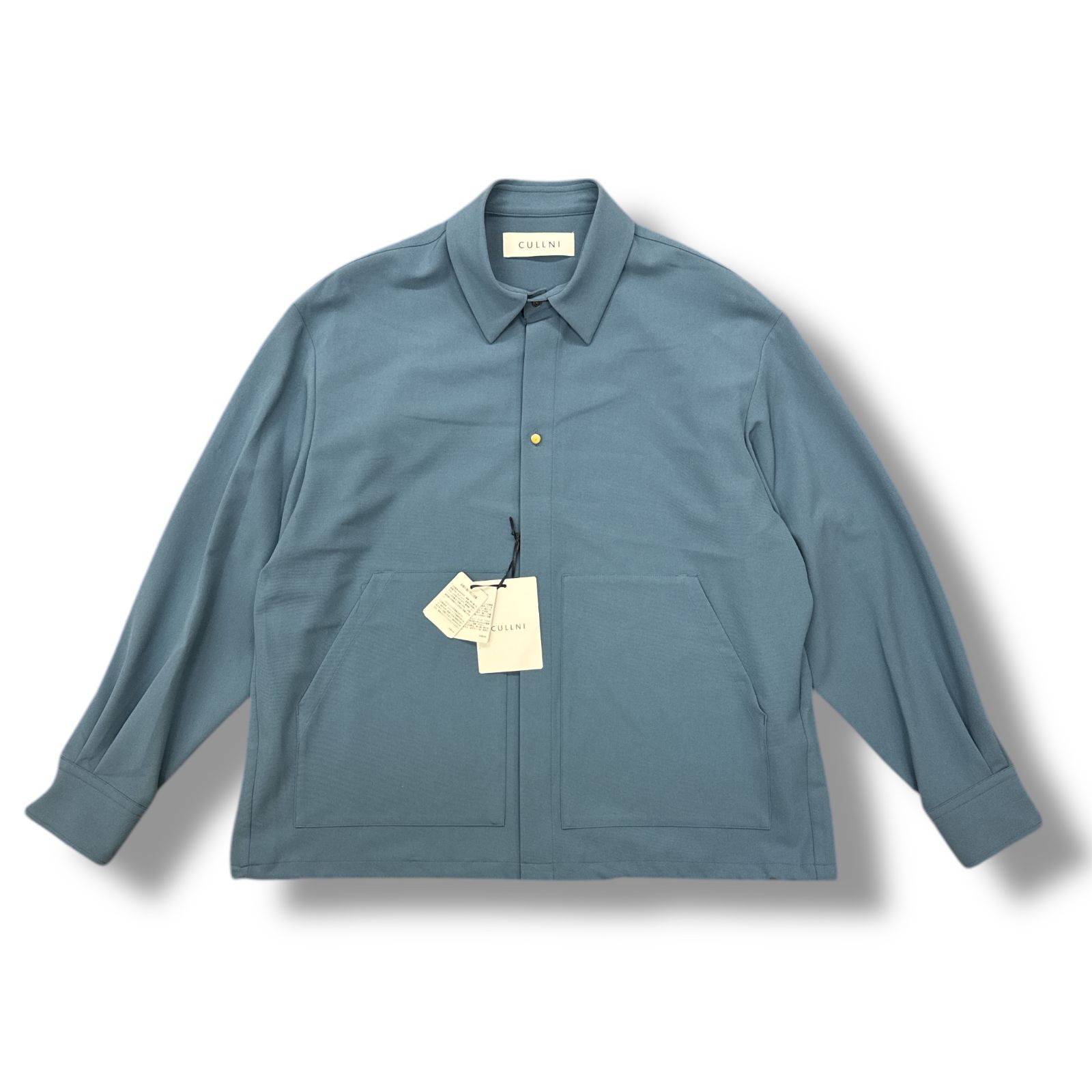参考上代35200円 未使用品 CULLNI 24SS stretch Twill Light Shirt 