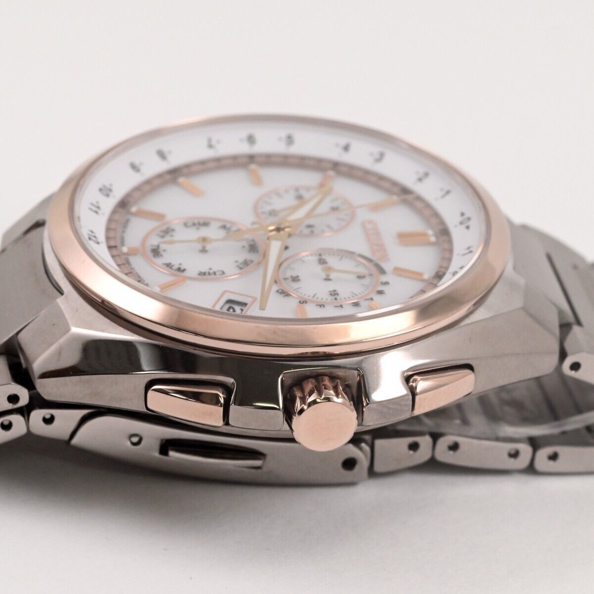 CITIZEN】シチズン ATTESA Eco-Drive Radio SOLAR Ref.E660-S124433 CB5044-71A  チタンTitanium $ - メルカリ