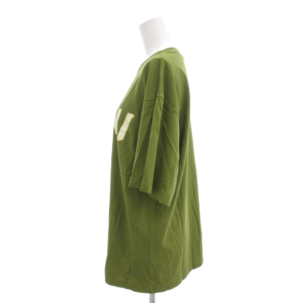 マルニ MARNI 美品 Tシャツ カットソー クルーネック ロゴ 半袖 36 XS  