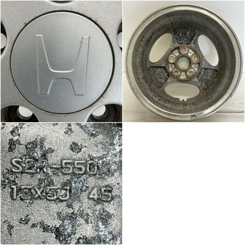 ホンダ純正15インチ　アルミホイール4本セット② ホンダ HONDA 純正 アルミホイール 15インチ 4.5J インセット45