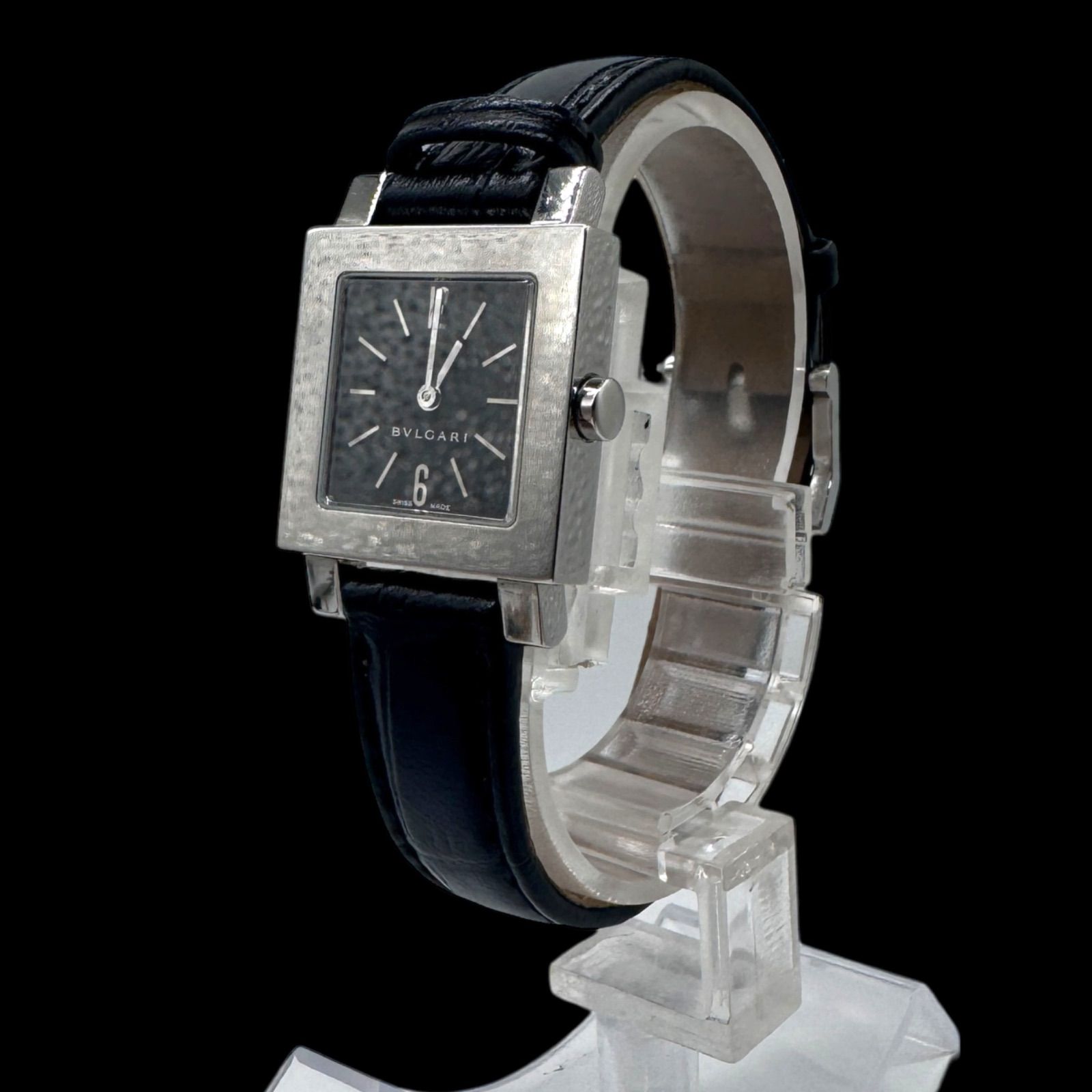 稼働 良品 BVLGARI ブルガリ クアドラード レディース腕時計
