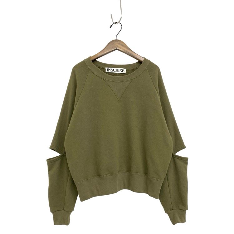 沸騰ブラドン Slit アンスクリア INSCRIRE 23SS Sleeve スリット Shirt Sweat トップス