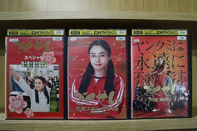 DVD ごくせん スペシャル 2本 + THE MOVIE 計3本set 仲間由紀恵