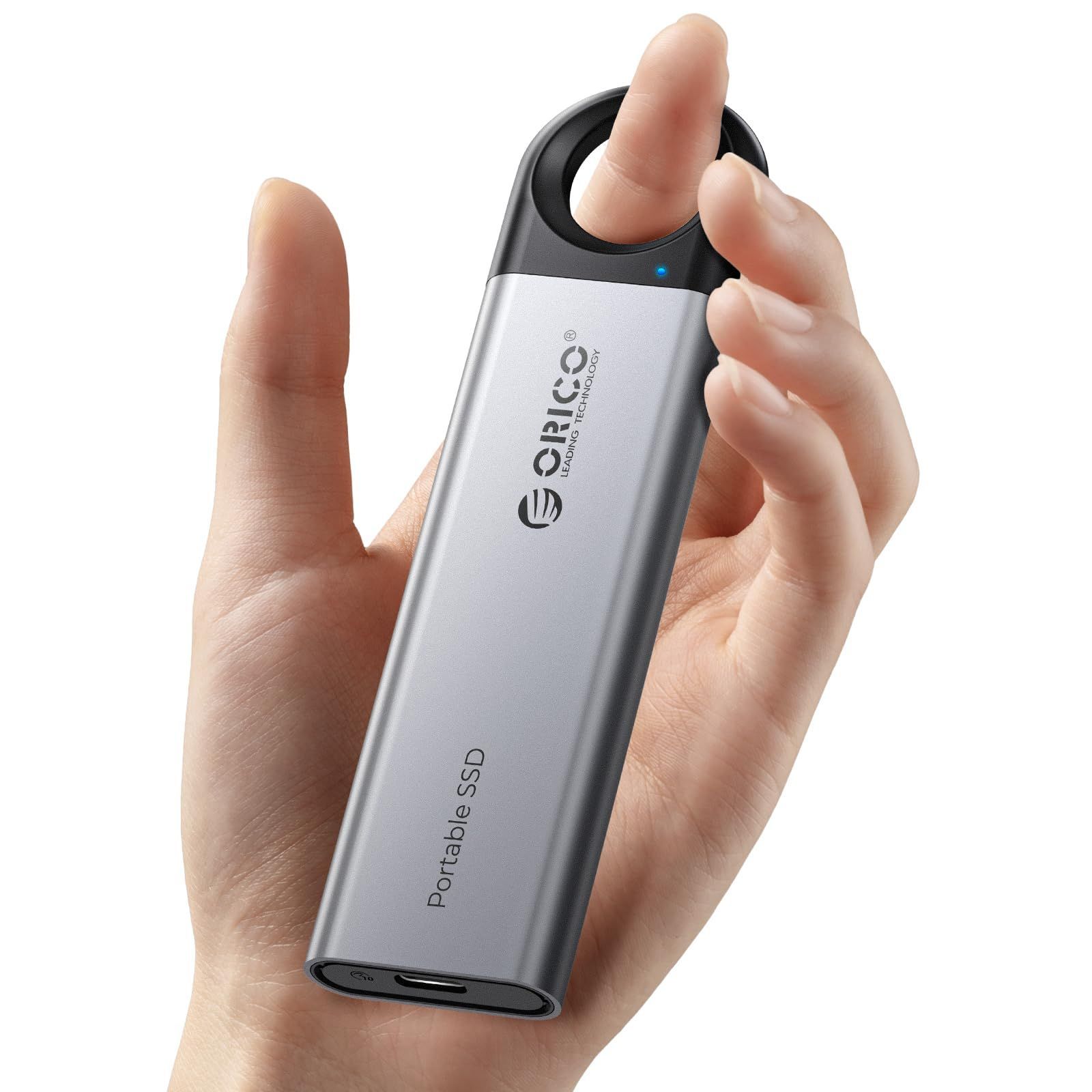 【お買い得，HOT】 新品 ORICO 256 GB外付SSD 最大1050 MB/秒、2 in 1 USB C u0026 Aケーブル付き、Type-Cスマートフォン、タブレット、ノートブック用高信頼性ストレージ - C10 外付けSSD