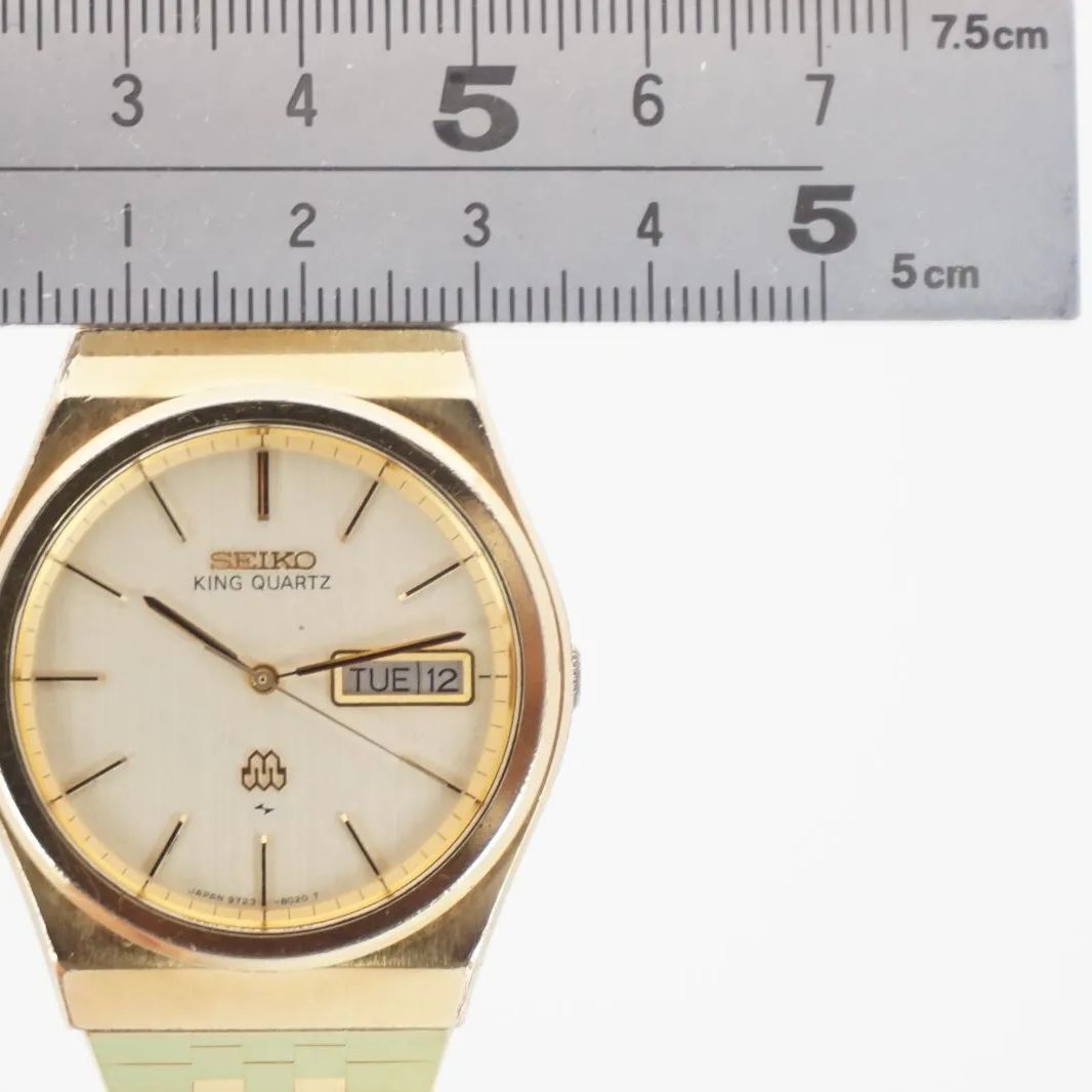 稼動品 新品電池 セイコー SEIKO キングツイン クォーツ 9723