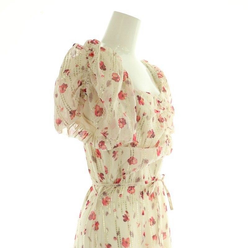 リリーブラウン Lily Brown 24AW フリルワンピース ロング ドット 0