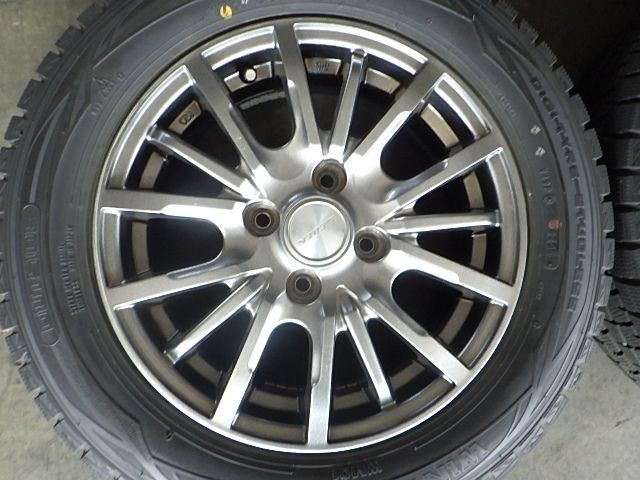 2210-401　LEBEN　アルミホイール＆スタッドレスタイヤ　175/65R14　2018年　4本セット