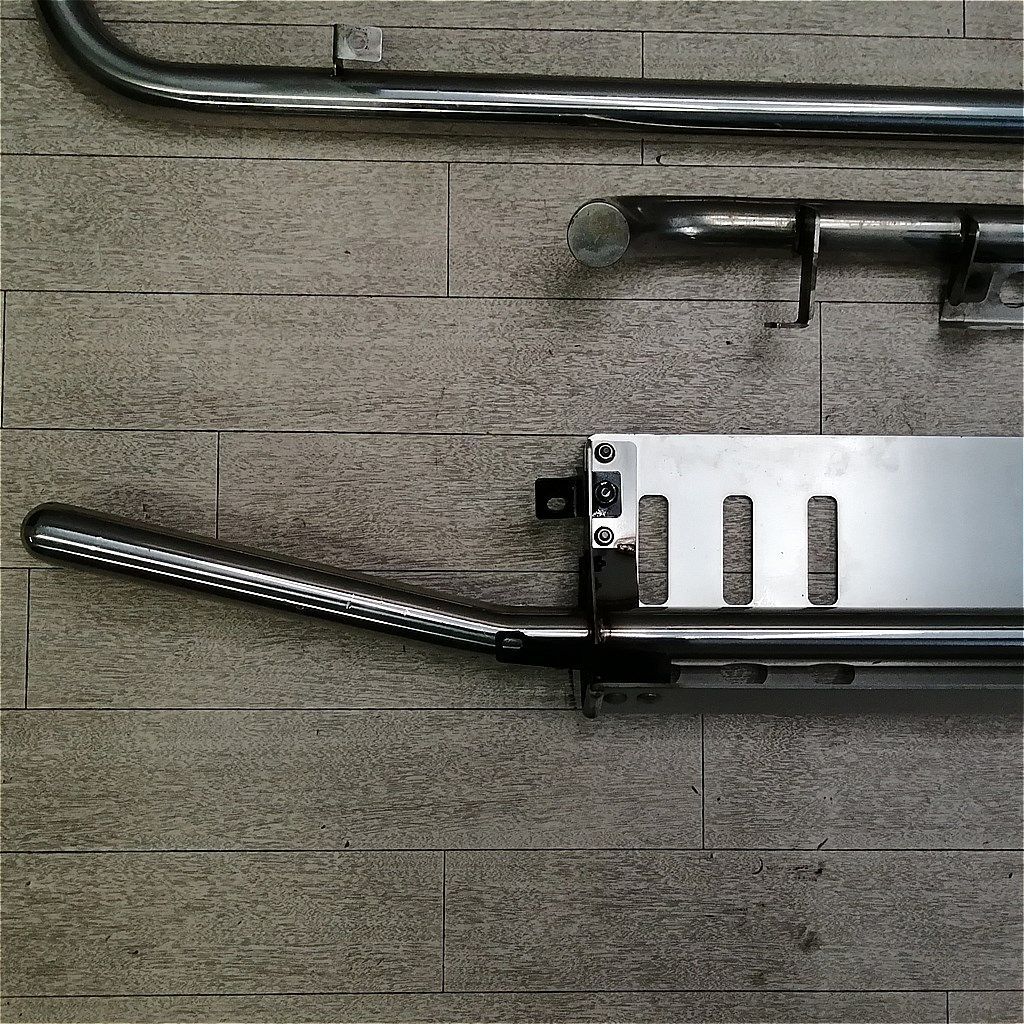 H58A パジェロミニ 純正オプション バンパーガード一式セット - メルカリ