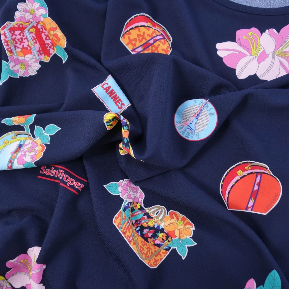 美品 レオナール LEONARD SPORT シャツ ブラウス ロングスリーブ  