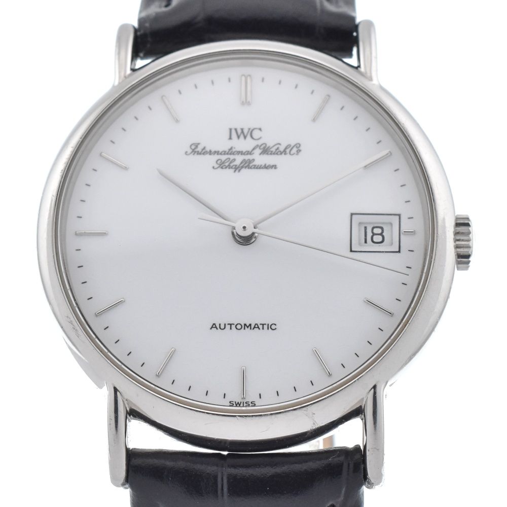 IWC IWC SCHAFFHAUSEN IW3513 ポートフィノ デイト 自動巻き メンズ良品 D#130432