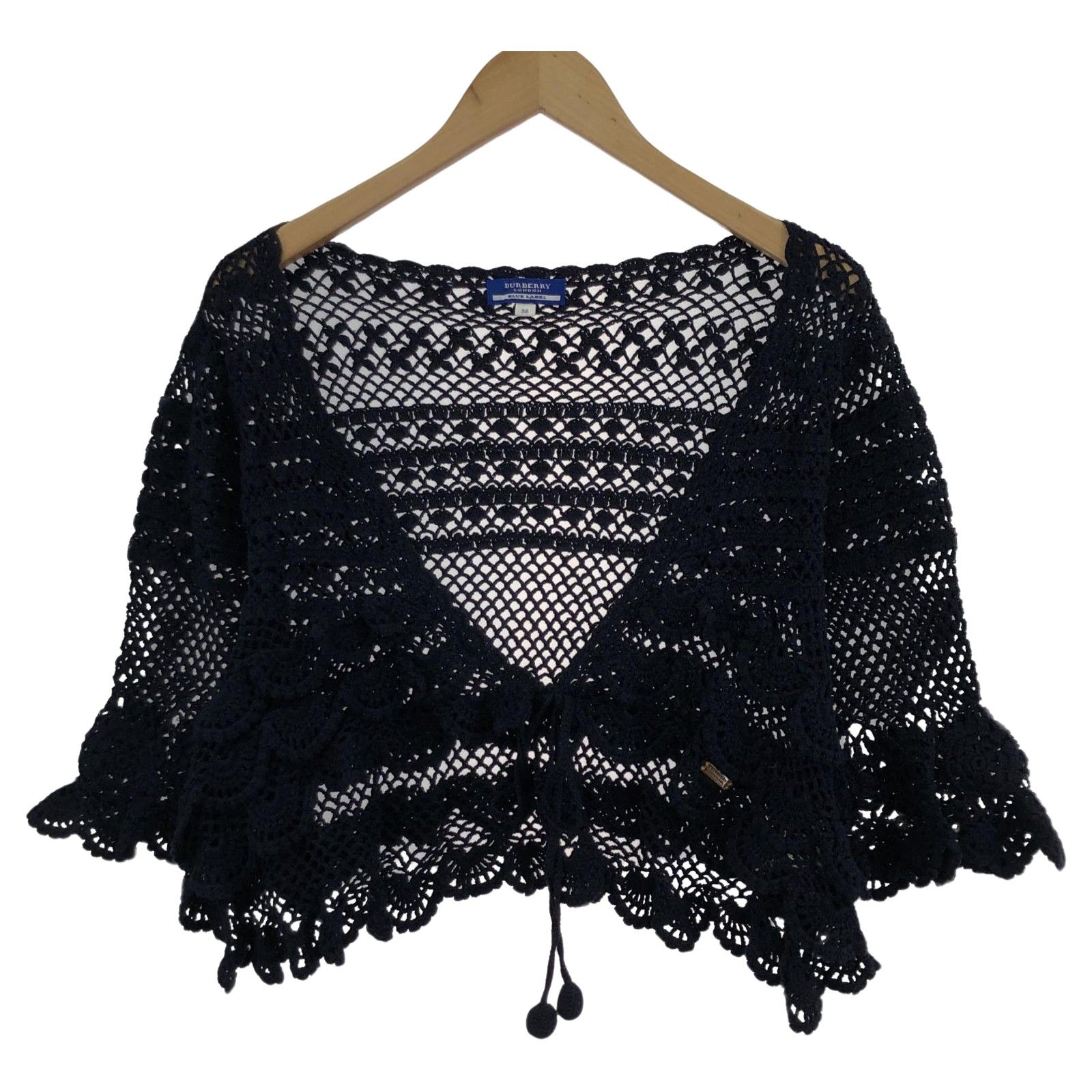 BURBERRY BLUE LABEL バーバリーブルーレーベル レース編み  