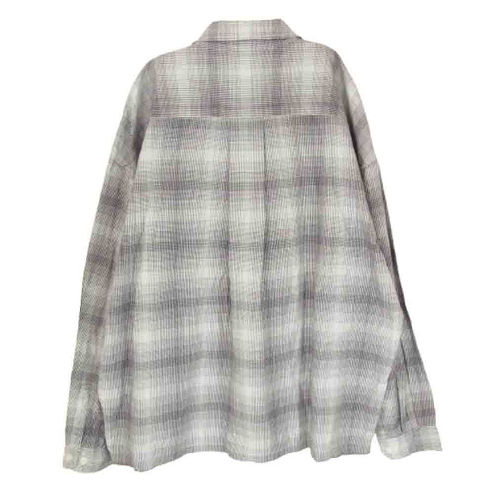 COOTIE クーティー Ombre Check L/S Shirt コットン オンブレ
