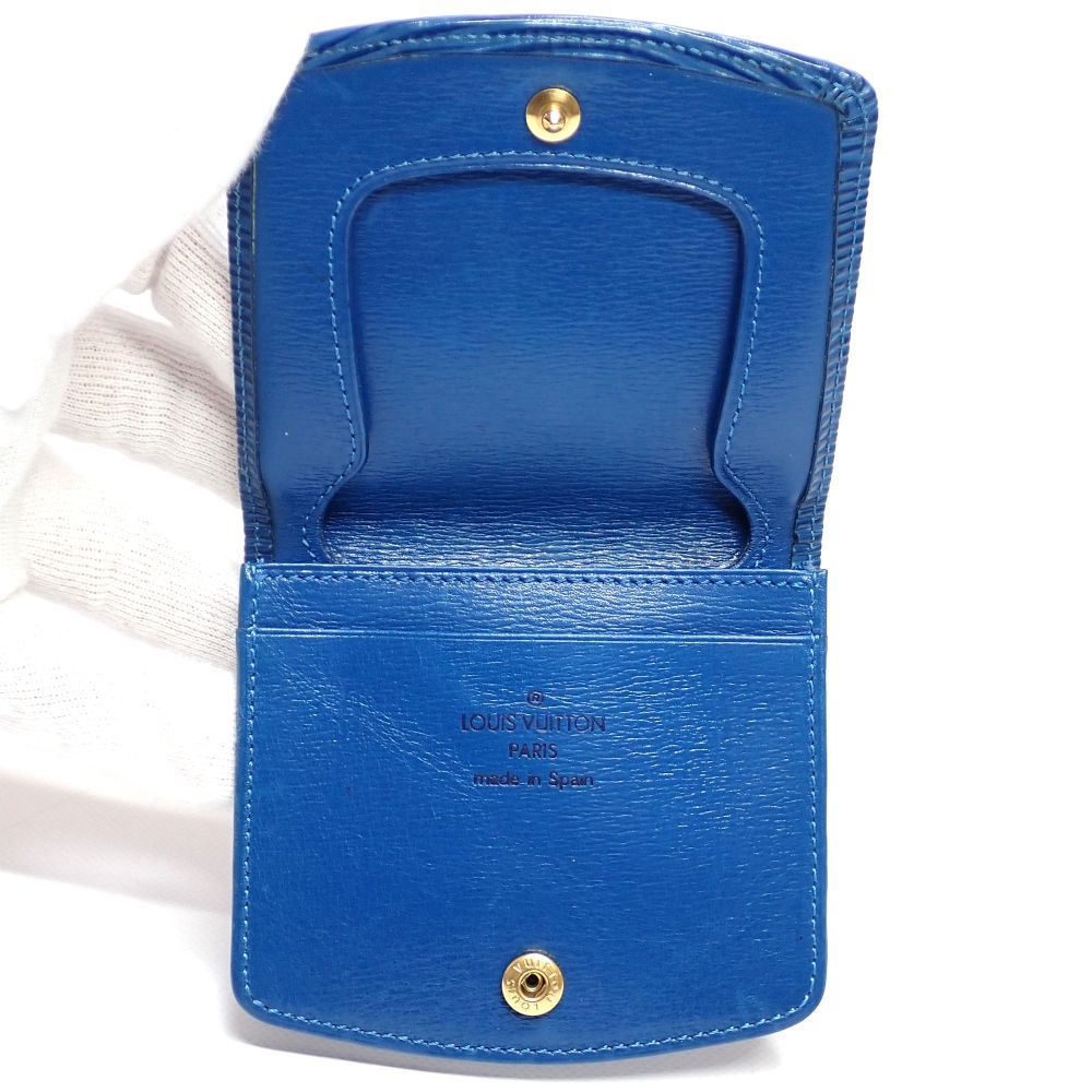 【極美品】ルイヴィトン　キュベットスプール　エピ　コインケース　小銭入れ　茶色 LOUIS VUITTON】ルイ・ヴィトン エピ 青 キュベット スプール