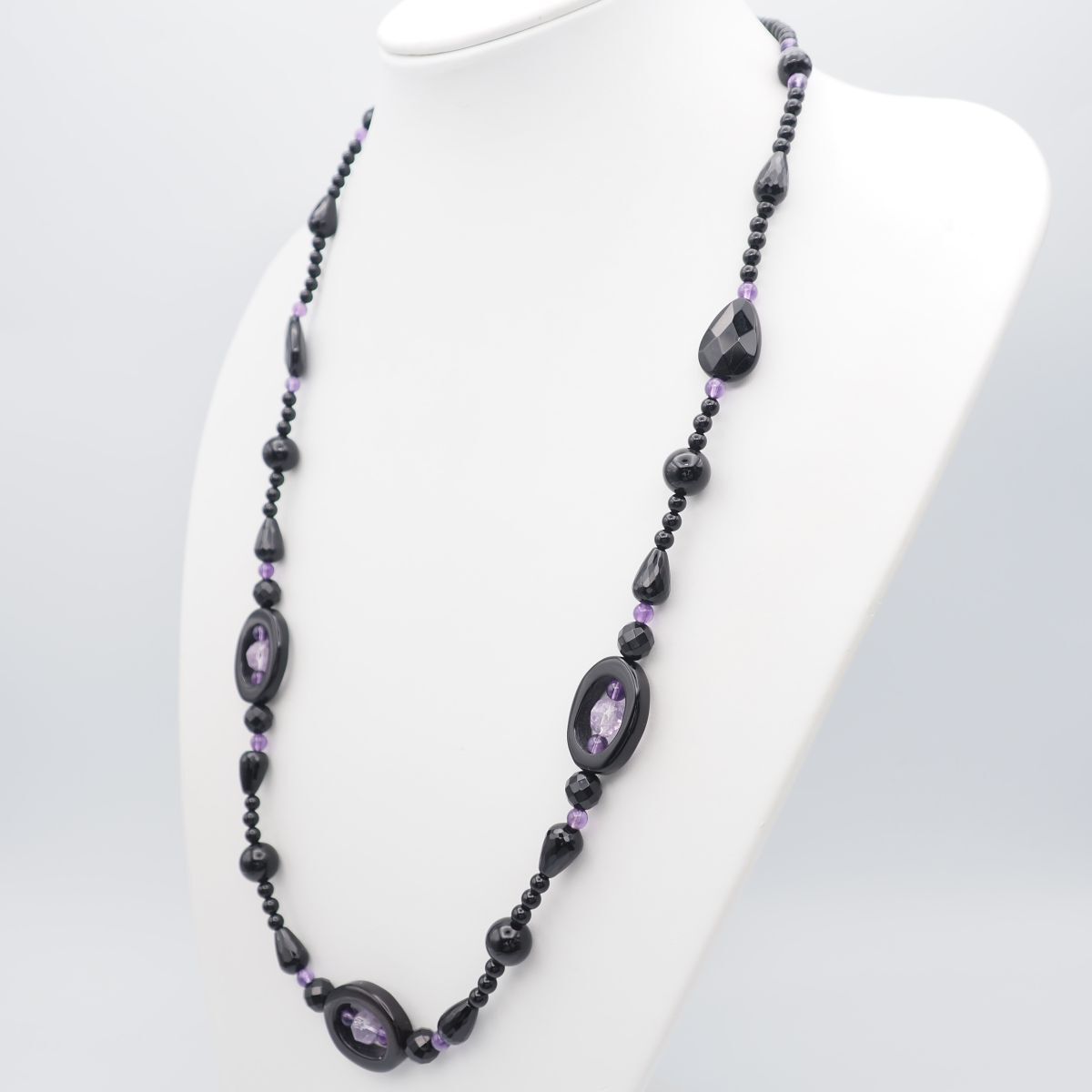 K18F1M 刻印あり アメジスト ネックレス ヴィンテージ K18F1M 刻印あり アメジスト ネックレス ヴィンテージ B804