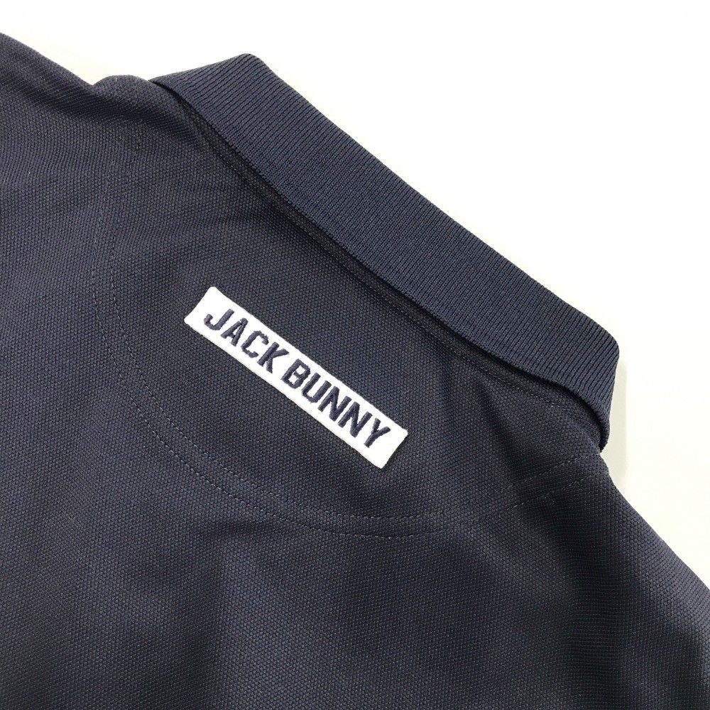 サイズ：0 JACK BUNNY ジャックバニー 半袖ポロシャツ ネイビー系
