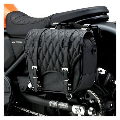 3営業日で発送 ヘンリービギンズ Henly Begins デイトナ バイク用 サイドバッグ 12L サドルバッグ DHS-37 トラぺ ダイヤ 40263 品番 40263