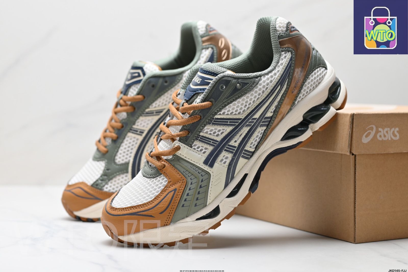 Asics（アシックス）Gel-Kayano 14 シルバーグレーグリーン