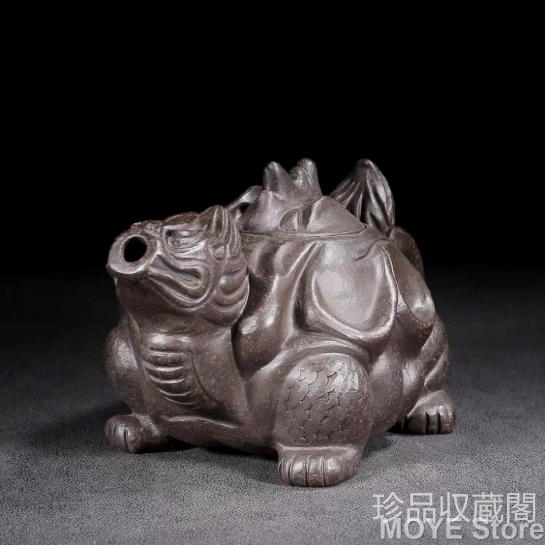 龍亀紫砂壺 底款