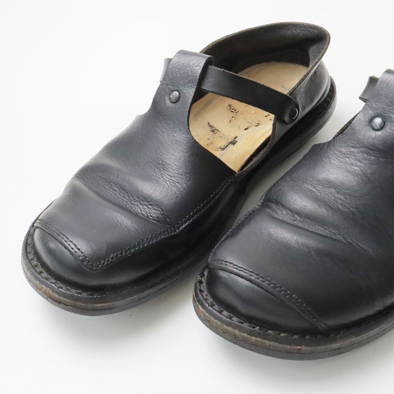 トリッペン trippen Walker ウォーカー レザー Tストラップ シューズ 36/ブラック 靴 皮革製品 革靴 ベルト 【2400013585057】