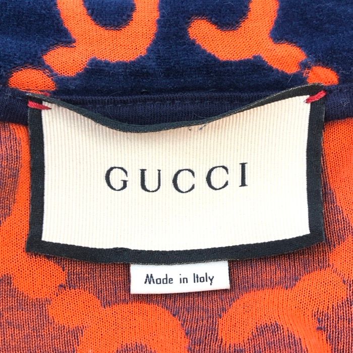 GUCCI グッチ シェニール ベロア ブルゾン トラックジャケット Lサイズ 
