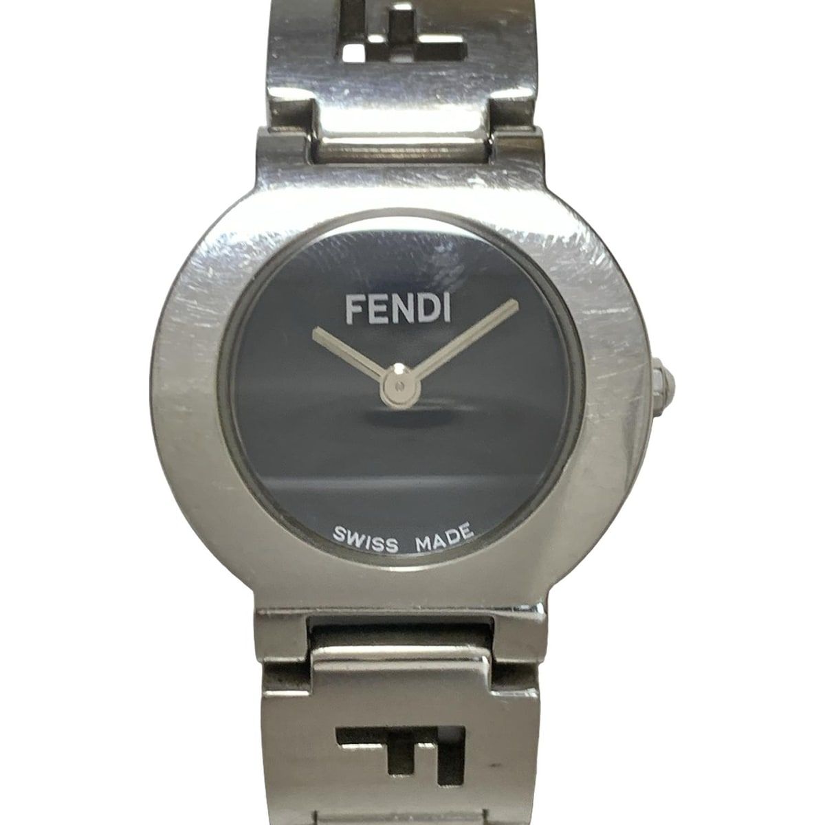 良品 FENDIフェンディ レディース腕時計ブラック3050Lフィット感イタリア 良品 FENDIフェンディ レディース腕時計ブラック3050Lフィット感