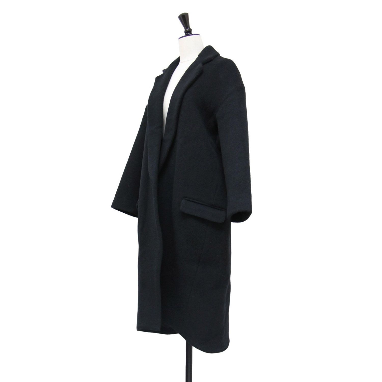 YOKO CHAN ヨーコチャン コート ブラック 黒 サイズ:FREE / バック