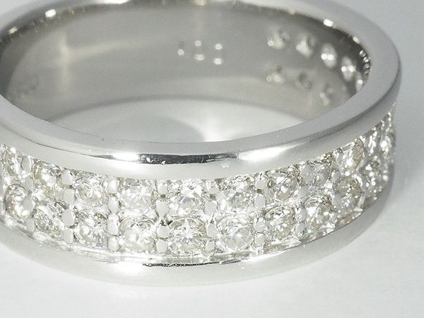 ダイヤモンド/1.00ct デザイン リング 12号 Pt900 美品 仕上げ済