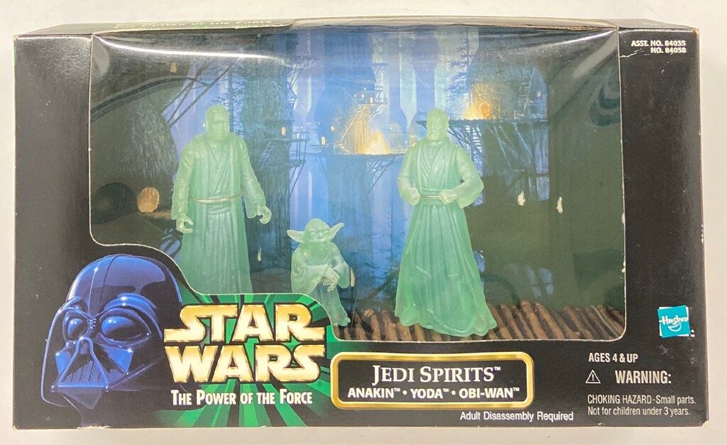 HASBRO (ACTION FIGURE) JEDI SPIRITS (ANAKIN / YODA / OBI-WAN) 3.5インチ