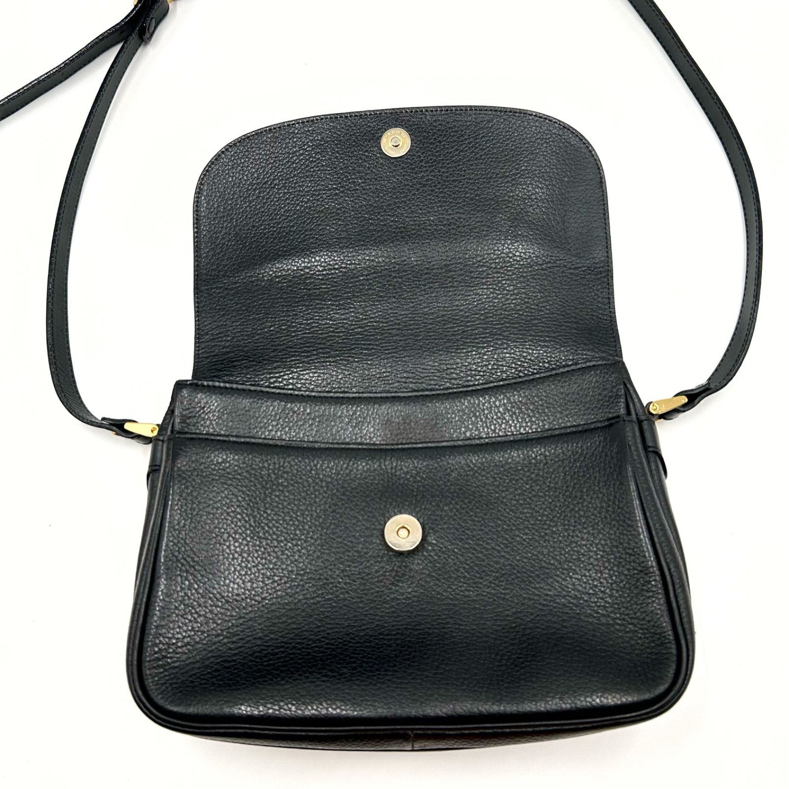 極美品 BURBERRY バーバリー ショルダーバッグ ノバチェック レザー 