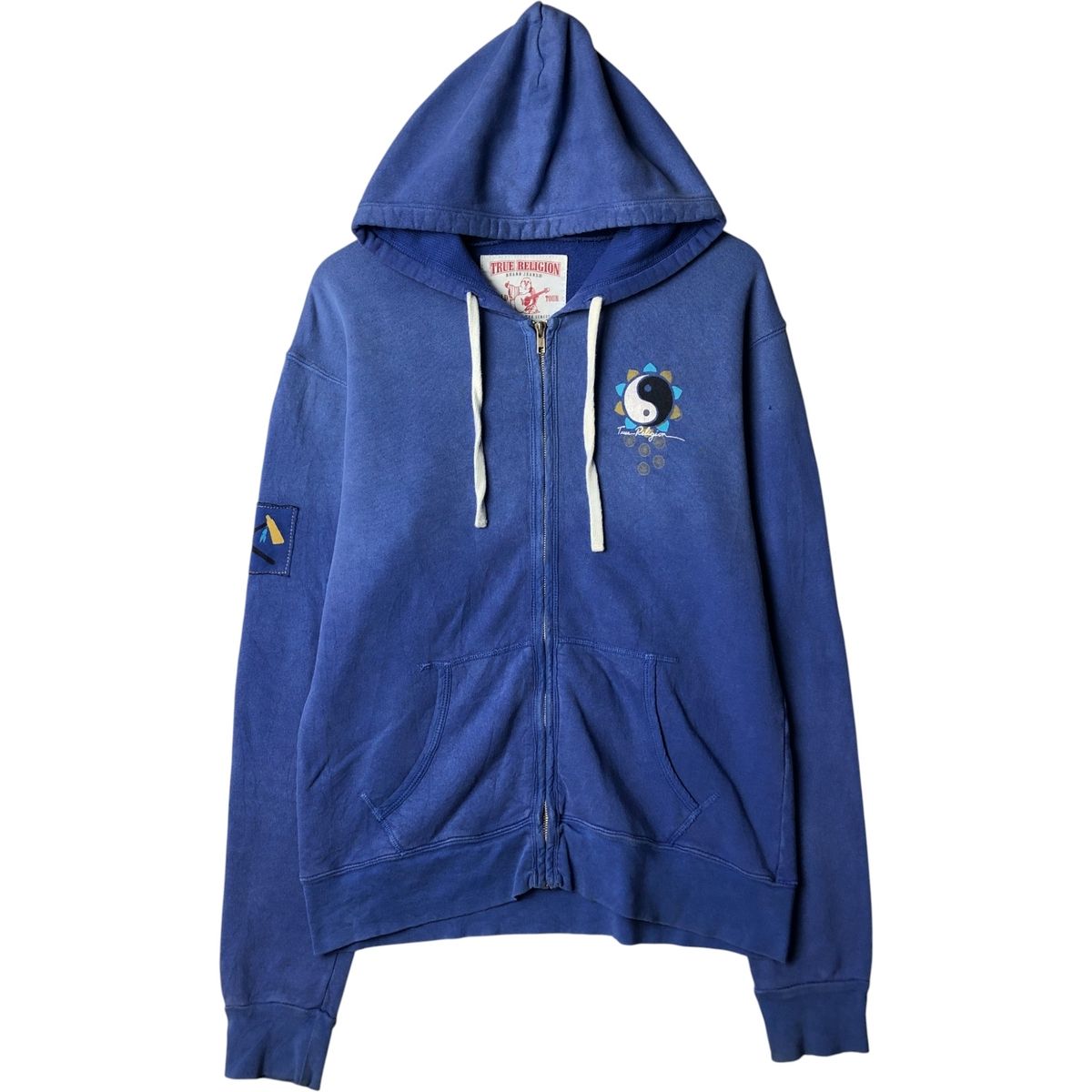 古着 TRUE RELIGION BRAND JEANS スウェットフルジップパーカー レディースM相当 ヴィンテージ eaa588832