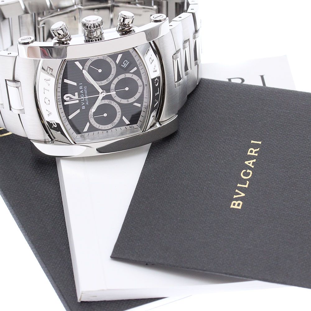 BVLGARI アショーマ クロノメンズ オートマ 腕時計 AA48SCH BVLGARI