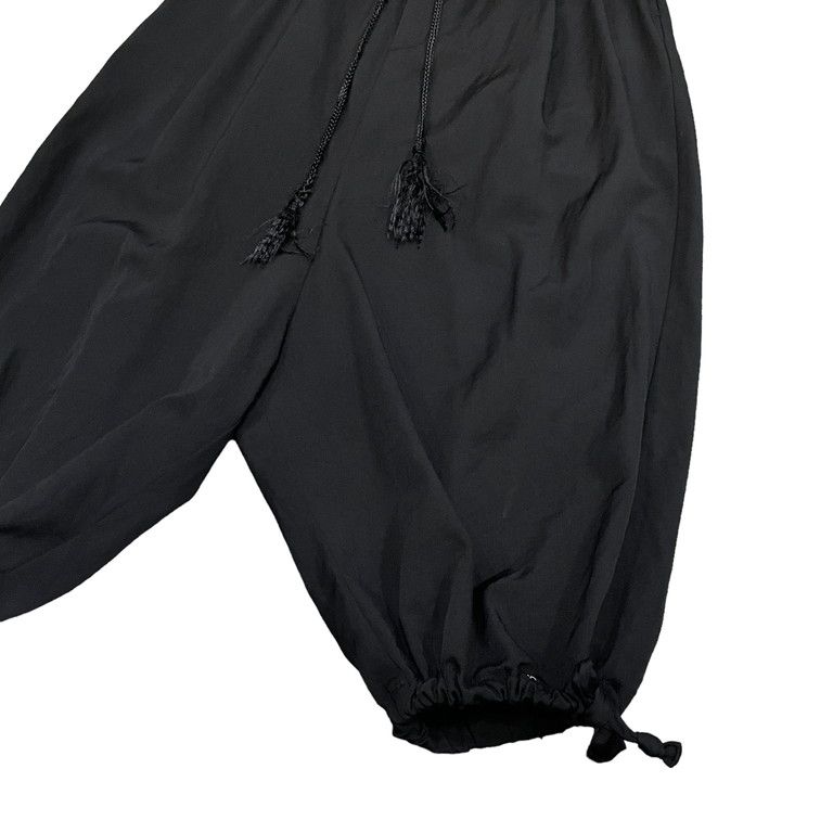 BISHOOL ウールギャバジンドローストリングサルエルバルーン