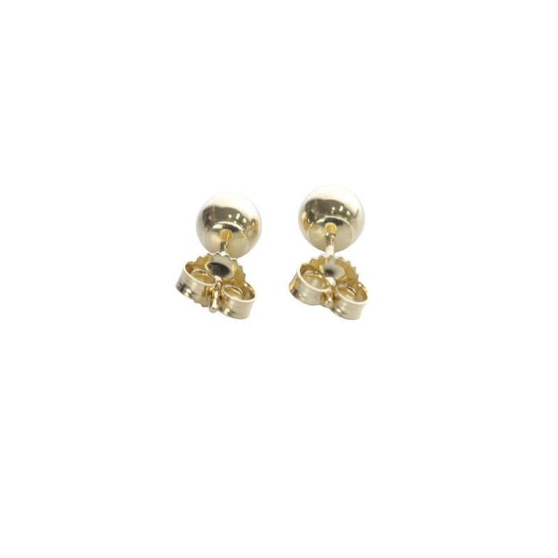 ミズキ MIZUKI 14K ボールピアス ゴールド色 - メルカリ