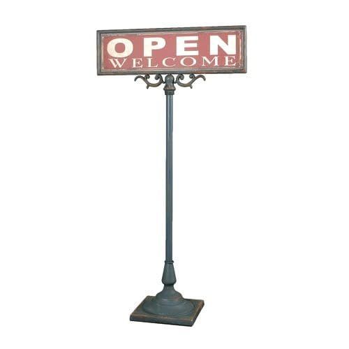 ダルトン Dulton オープンクローズド サインスタンド 海外の ショップのようなサインスタンド OPEN CLOSED 案内 店舗用 高さ1060mm 幅570mm 奥行235mm S355-83