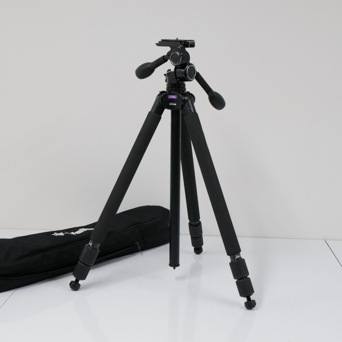Velbon ジオ・カルマーニュ GEO N635M カーボン三脚+3Way雲台 USED品 