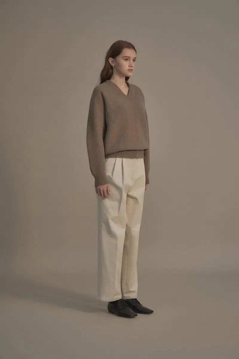 ナッシングリトゥン コーデュロイ パンツ クリーム スモール