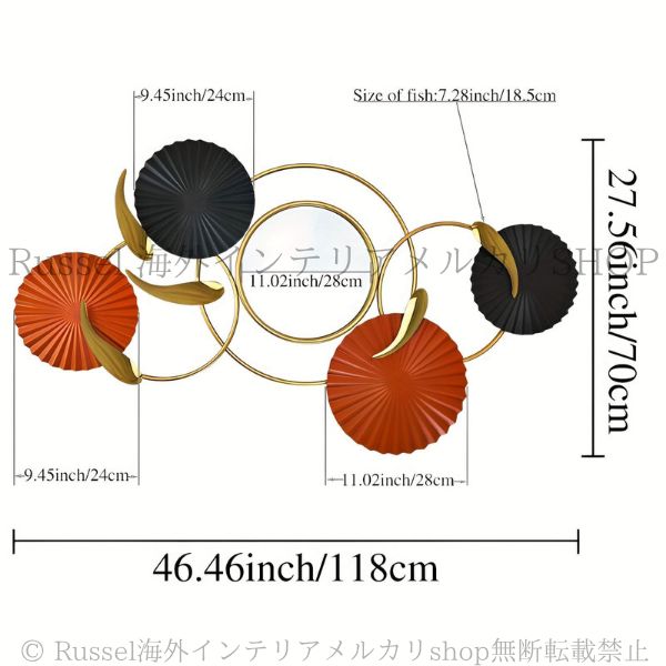 新品　最終お値下げ価格ミラー ウォールデコレーション アイアン ウォールミラー アイアン」の人気商品一覧 | 安い商品を通販