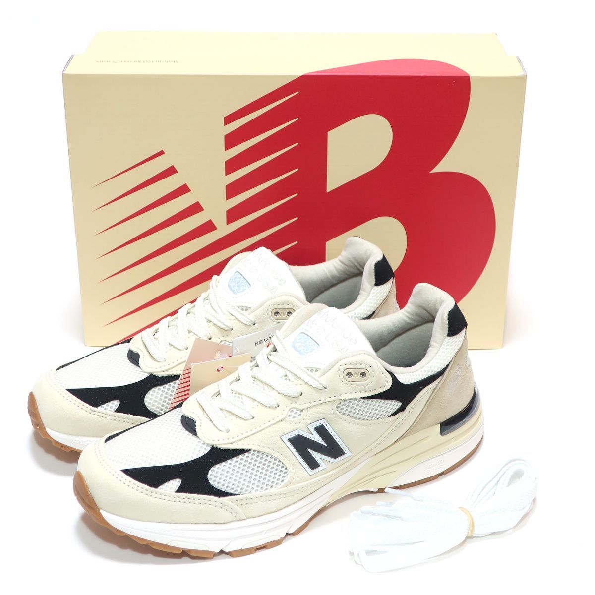 NEW BALANCE U993WS SEA SALT/BLACK SUEDE MADE IN USA 